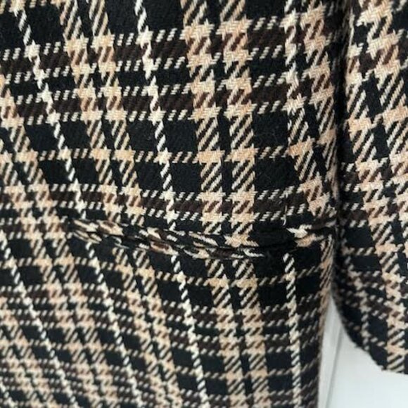 Vintage Rare Wool Blend Tweed Blazer Private Concepts Women's Large Preppy - Picture 4 of 7